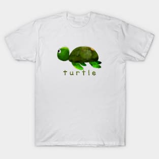 Cute turtle sea animal for kids Liam Fitzpatrick T-Shirt